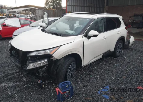 2021 Nissan Rogue Sv Fwd из США, поврежденный, VIN JN8AT3BA9MW025103